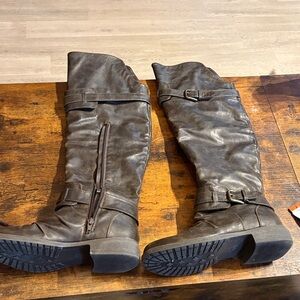 Diba Brown Over the Knee Boots